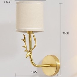 Enkel Vintage Tradisjonell Klassisk Messingfunksjon For Mini-Stil Omgivelseslys Vegglampe
