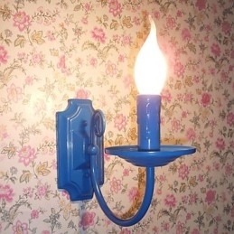 Enkel Moderne Vegglampe Stearinlys Enkelt Hodelampe Korridor Nattbordslampe