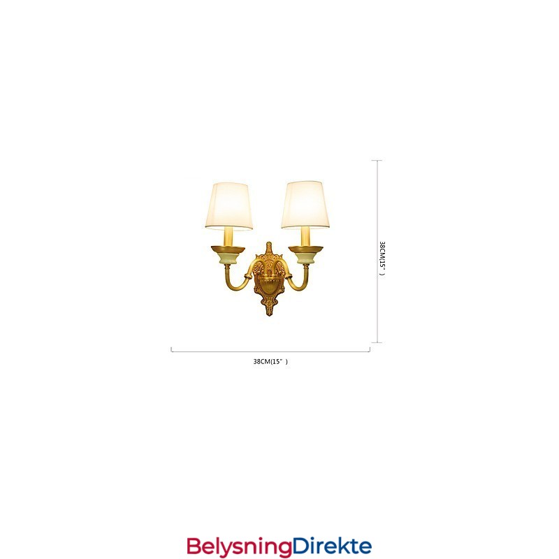 Enkel, Landlig, Tradisjonell, Klassisk Messingfunksjon For Mini-Stil, Opplyst Vegglampe