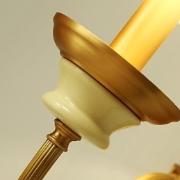 Enkel, Landlig, Tradisjonell, Klassisk Messingfunksjon For Mini-Stil, Opplyst Vegglampe