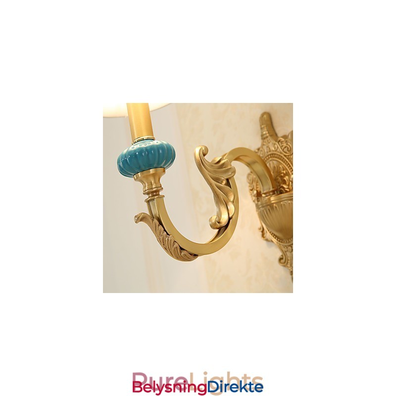 Enkel, Landlig, Tradisjonell, Klassisk Messingfunksjon For Mini-Stil, Opplyst Vegglampe