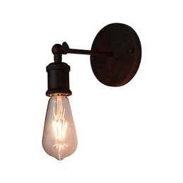 Amerikansk Bar Kafé Restaurant Nattbord Minimalistisk Midtgang Jernholdig Vegglampe