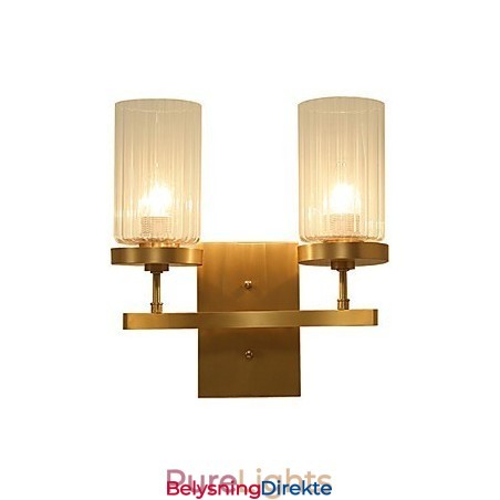 Tradisjonell Klassisk Landlig Messingfunksjon For Mini-Stil Opplyst Vegglampe I Messing