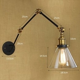 Enkel Vintage Landlig Retro-Maling For Øyebeskyttelse Med Svingarm, Omgivelseslys