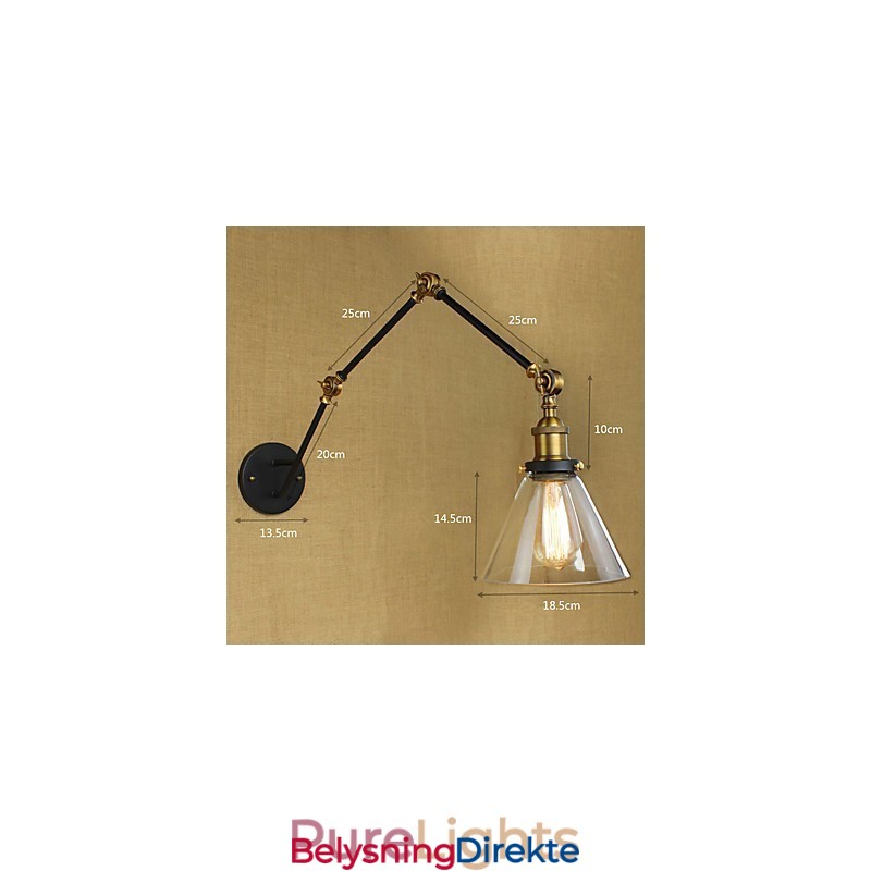 Enkel Vintage Landlig Retro-Maling For Øyebeskyttelse Med Svingarm, Omgivelseslys