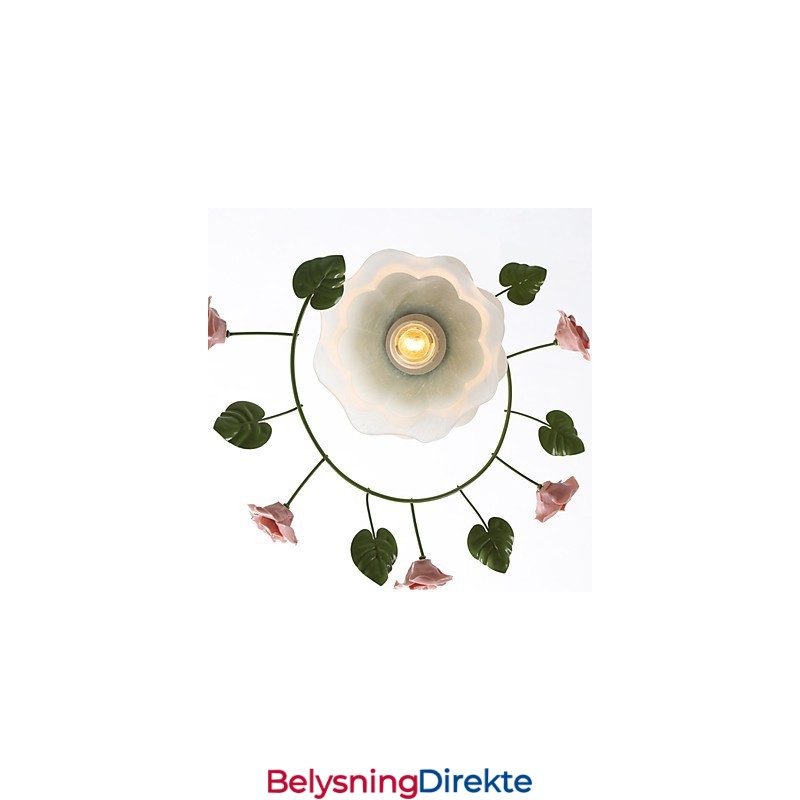 Valentinsdagen Rosehagen Blomster Og Planter Absorberer Kuppellys