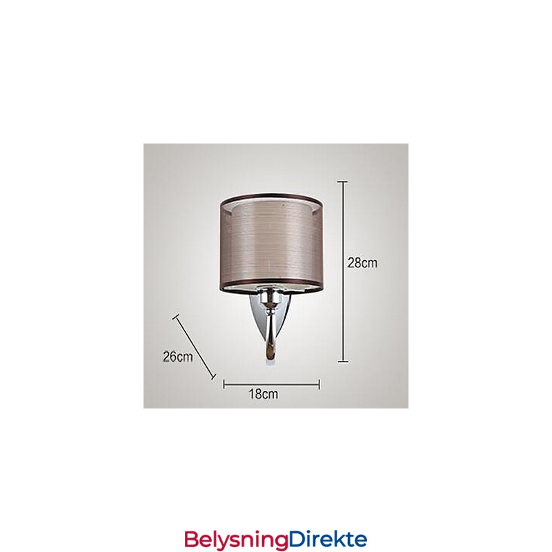 Vintage Galvanisert Downlight Vegglampe