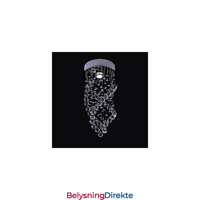 Moderne Samtids Krystall Krom Krystall Innfelt Montering