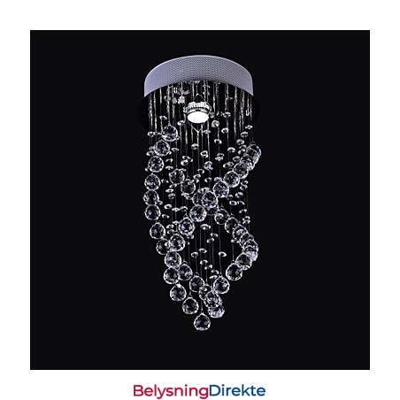 Moderne Samtids Krystall Krom Krystall Innfelt Montering