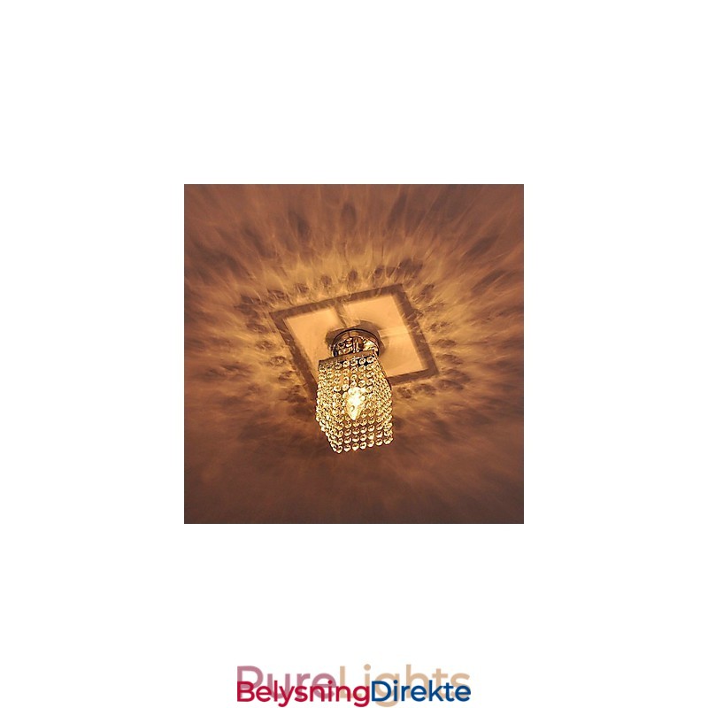 Moderne Samtidskunst Krystall Mini-Stil Maleri Innfelt