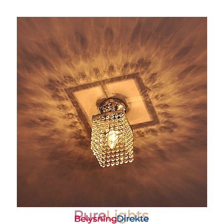 Moderne Samtidskunst Krystall Mini-Stil Maleri Innfelt