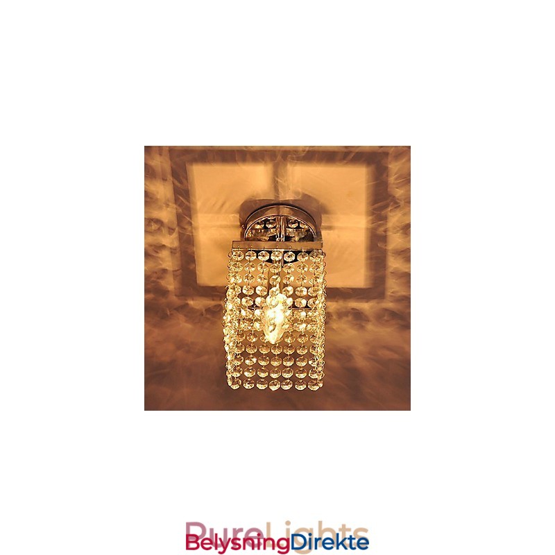 Moderne Samtidskunst Krystall Mini-Stil Maleri Innfelt