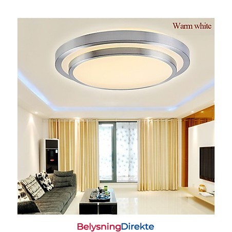 Innfelt Lys Rund Enkel Moderne Diameter 29 Cm