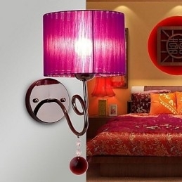 Moderne Samtids Galvanisert Opplyst Vegglampe Vegglampe