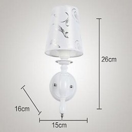 Moderne Samtids Galvanisert Opplyst Vegglampe Vegglampe