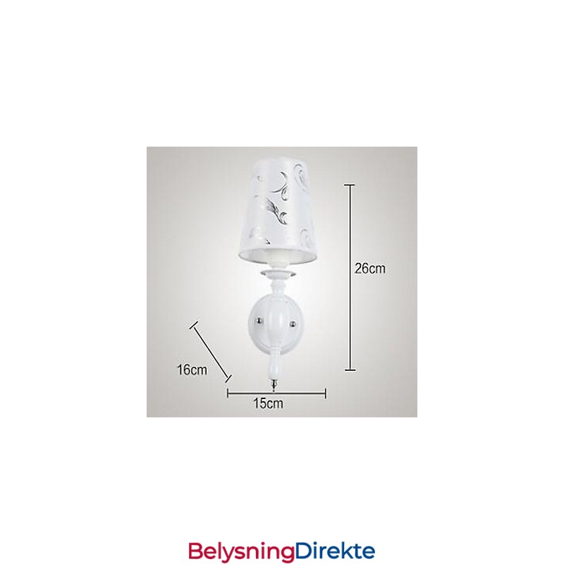 Moderne Samtids Galvanisert Opplyst Vegglampe Vegglampe