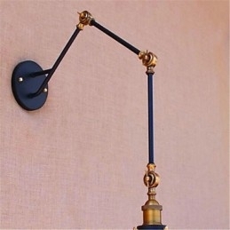 Rustikk Hytte Landlig Kromfunksjon For Svingarm Ambient Light Svingarmlamper