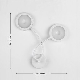 Moderne Samtidsmaleri For Omgivelseslys Vegglampe Med Vegglampe