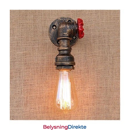 Nostalgi Enkel Vannrør Dekorativ Liten Vegglampe Vegglampe