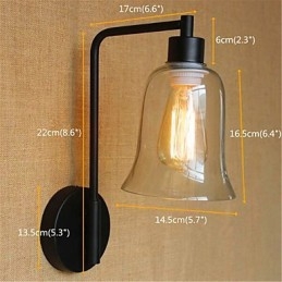 Rustic Lodge Country Black Oxide Finish-Funksjon For Omgivelseslys I Svingarm