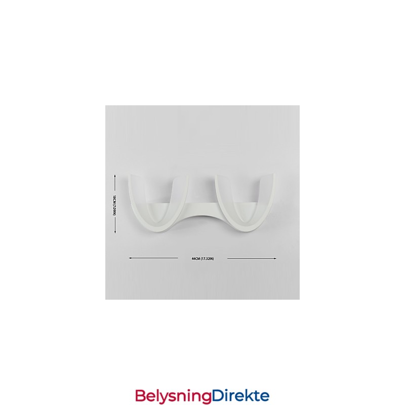 Moderne Samtidsmaleri For Omgivelseslys Vegglampe Med Vegglampe