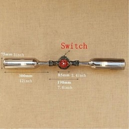 Retro Amerikansk Landsby Kreativ Industri Vind Designer Vannflaske Vegglampe Vegglampe Blå