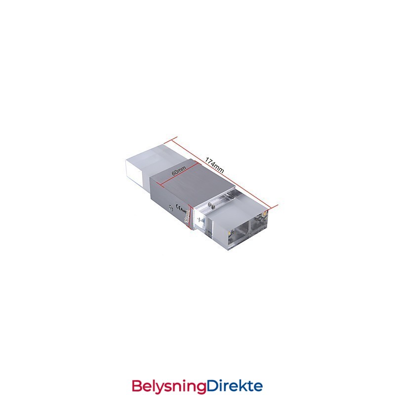 6 Lysrørsokkel Moderne Samtidskunst Skinnende Funksjon For Omgivelseslys Vegglampe Vegglampe