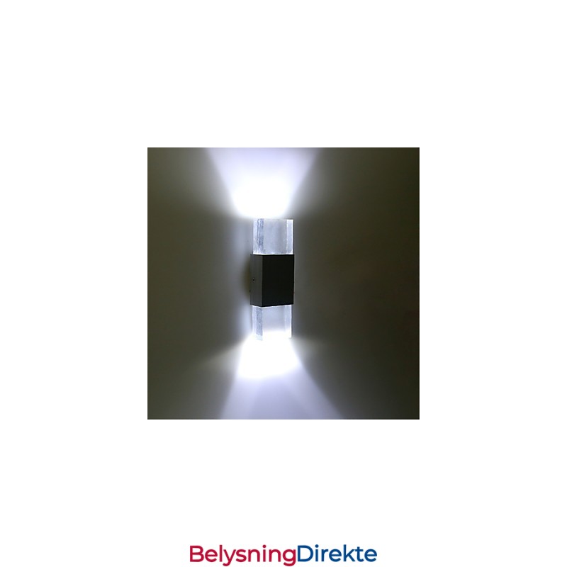 6 Lysrørsokkel Moderne Samtidskunst Skinnende Funksjon For Omgivelseslys Vegglampe Vegglampe