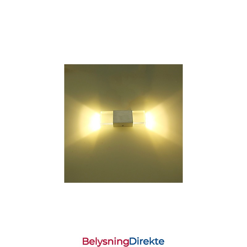 6 Lysrørsokkel Moderne Samtidskunst Skinnende Funksjon For Omgivelseslys Vegglampe Vegglampe