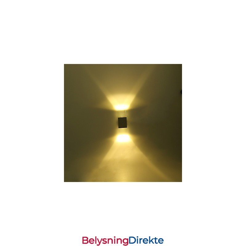 6 Lysrørsokkel Moderne Samtidskunst Skinnende Funksjon For Omgivelseslys Vegglampe Vegglampe