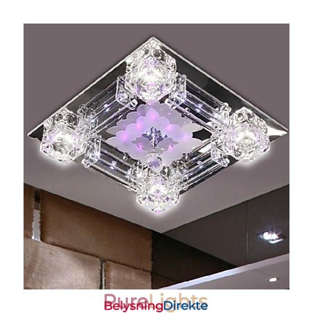 Moderne Samtidskunst Krystall Galvanisert Glass Innfelt