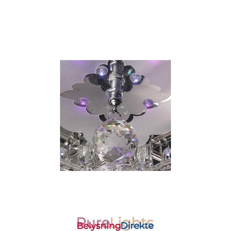 Moderne Samtidskunst Krystall Galvanisert Glass Innfelt