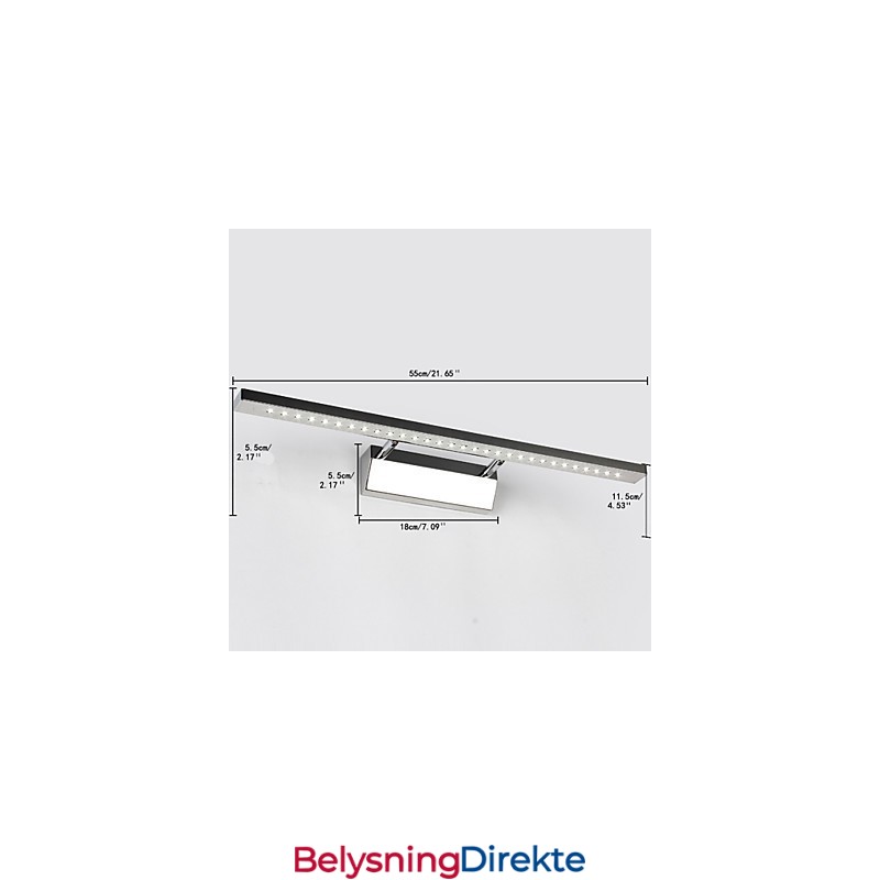 Moderne, Samtidskunstnerisk Galvanisert Funksjon For Downlight Baderomsbelysning Vegglampe