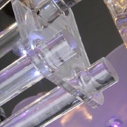 Moderne Samtidskunst Krystall Galvanisert Glass Innfelt