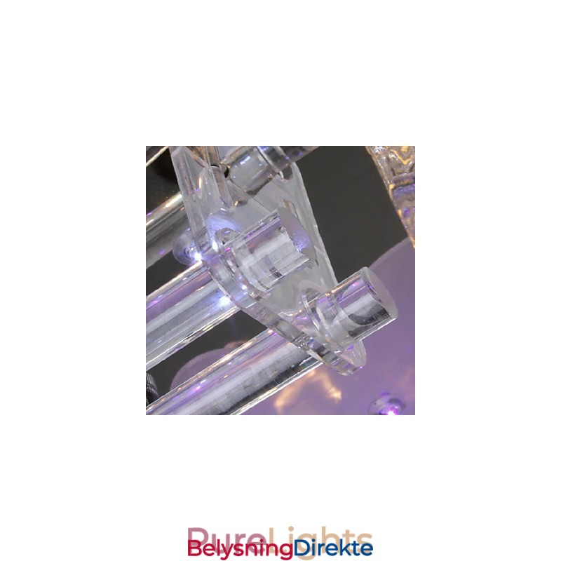 Moderne Samtidskunst Krystall Galvanisert Glass Innfelt