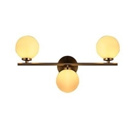 Vegglampe I Glass Moderne Samtidsstil Bronsefunksjon Mini-Stil Uplight Vegglampe Vegglampe