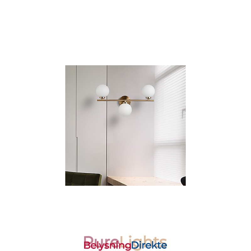 Vegglampe I Glass Moderne Samtidsstil Bronsefunksjon Mini-Stil Uplight Vegglampe Vegglampe