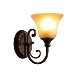 Moderne, Samtidskunstnerisk Svart Oksidfinish For Mini-Stil Svingarm, Opplyst Vegglampe