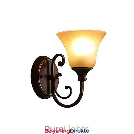 Moderne, Samtidskunstnerisk Svart Oksidfinish For Mini-Stil Svingarm, Opplyst Vegglampe