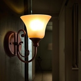 Moderne, Samtidskunstnerisk Svart Oksidfinish For Mini-Stil Svingarm, Opplyst Vegglampe