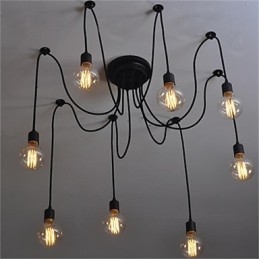 Amerikansk Landlig Retro 8-Hodet Skjønnhetsblomst Anheng