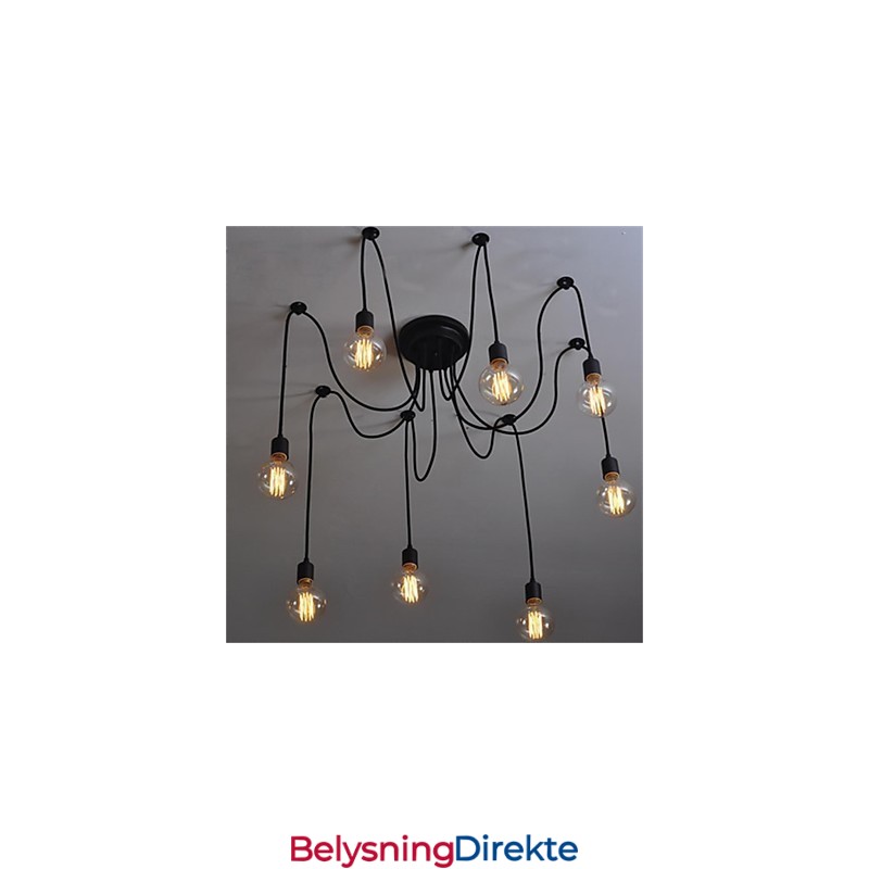 Amerikansk Landlig Retro 8-Hodet Skjønnhetsblomst Anheng