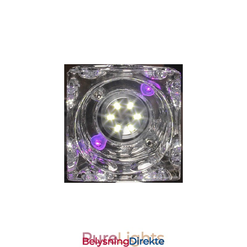 Moderne Samtidskunst Krystall Galvanisert Glass Innfelt