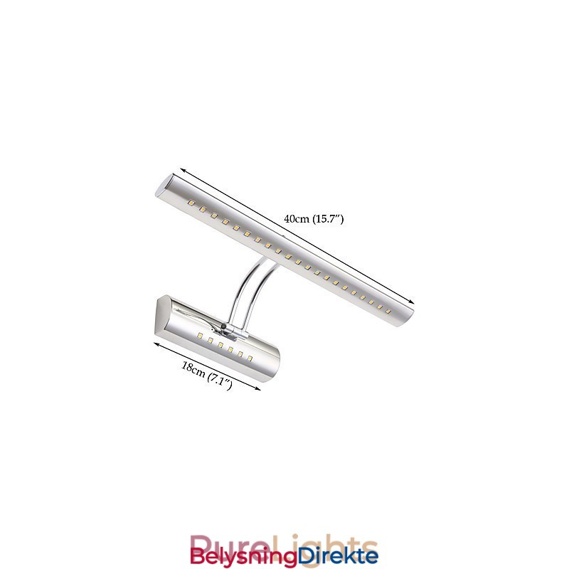 Moderne, Samtidskunstnerisk Galvanisert Funksjon For Baderomsbelysning Vegglampe