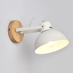 Vintage Tre Art Deco Metall Metall Rustikk Vegglampe Stue Spisestue Gang Vegglampe Svart Hvit Valgfritt