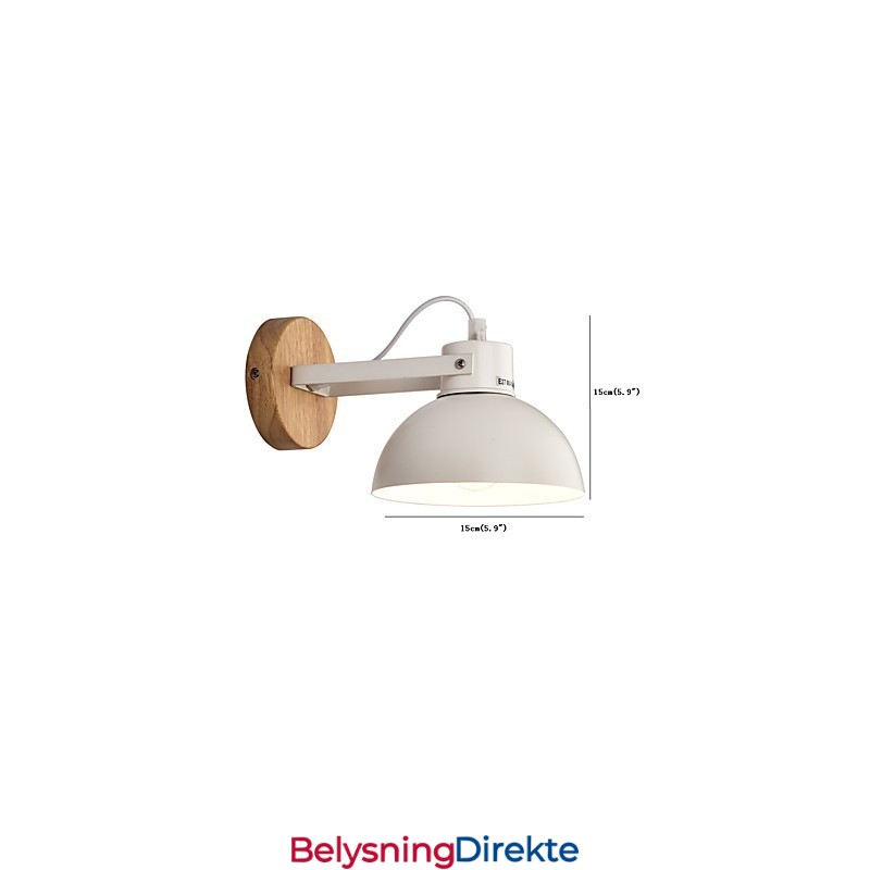Vintage Tre Art Deco Metall Metall Rustikk Vegglampe Stue Spisestue Gang Vegglampe Svart Hvit Valgfritt