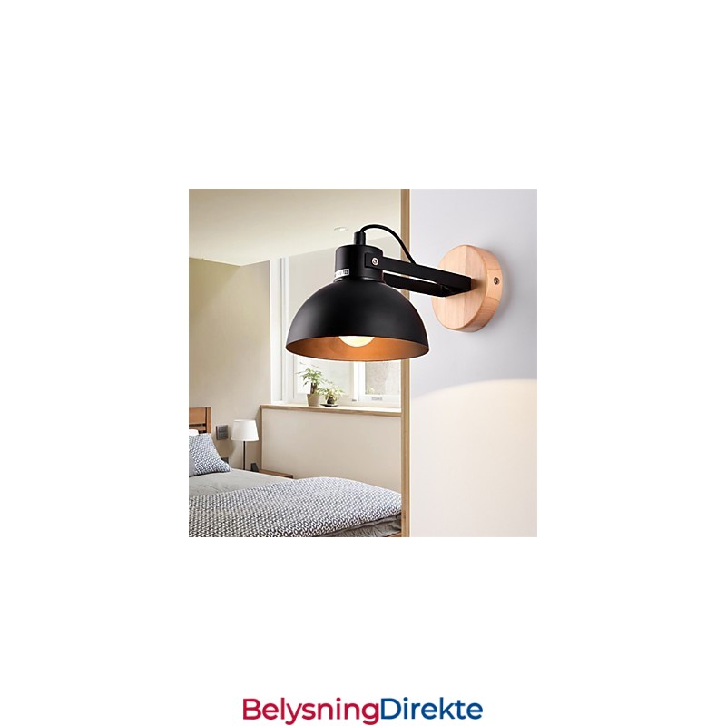 Vintage Tre Art Deco Metall Metall Rustikk Vegglampe Stue Spisestue Gang Vegglampe Svart Hvit Valgfritt