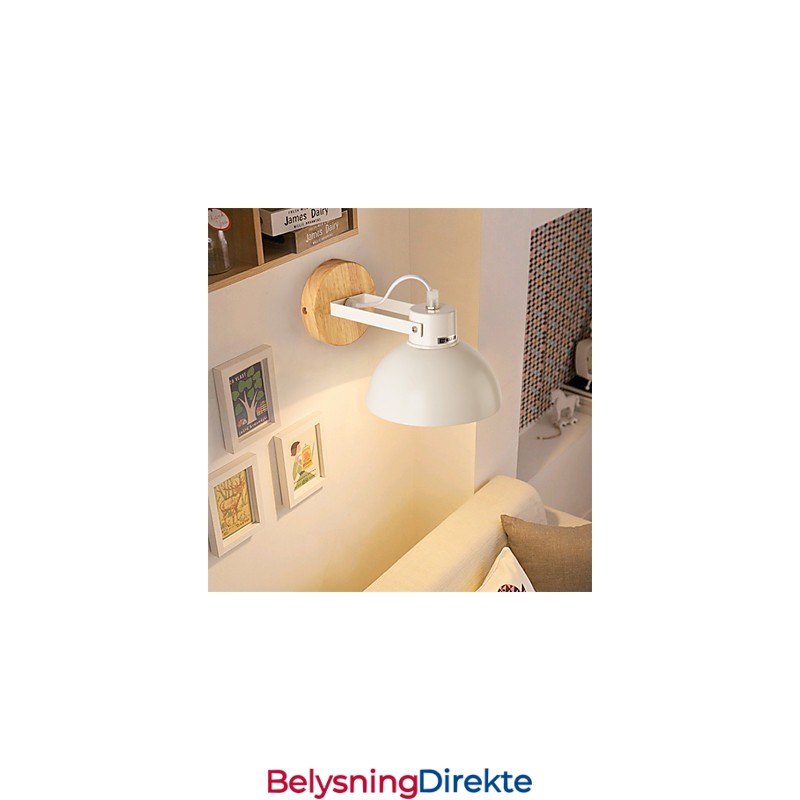 Vintage Tre Art Deco Metall Metall Rustikk Vegglampe Stue Spisestue Gang Vegglampe Svart Hvit Valgfritt