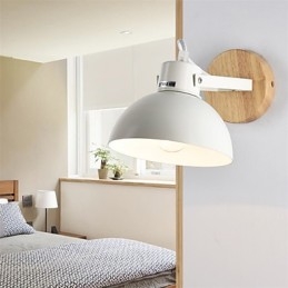 Vintage Tre Art Deco Metall Metall Rustikk Vegglampe Stue Spisestue Gang Vegglampe Svart Hvit Valgfritt