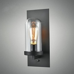 Kreativ Moderne Minimalistisk Restaurantbar Amerikansk Landlig Midtgangstrapp Edison Vegglampe Med Enkelt Hode I Glass